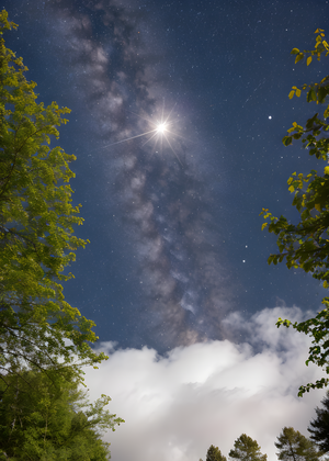 Сгенерированный пейзажи небо