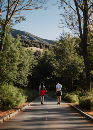 Сгенерированный пейзажи горы
